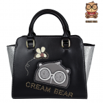 black leather designer handbags